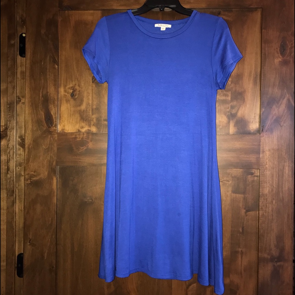 Open Back T-Shirt Dress